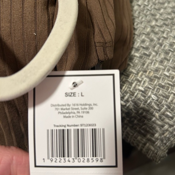 5B Chic Halter Neck Brown Maxi Dress, Large - Picture 5 of 6